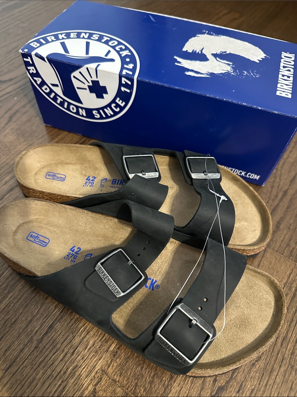 Birkenstock Black Arizona BS Sandal Box